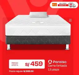 Wong Paraíso cama fantasía oferta