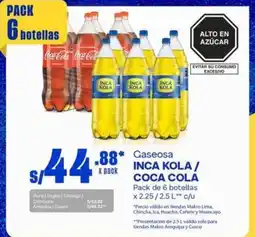 Makro Inka Kola / Coca Cola gaseosa oferta