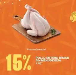 Makro Pollo entero brasa sin menudencia oferta
