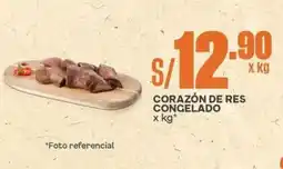Makro Corazón de res congelado oferta
