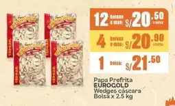 Makro Eurogold papa prefrita wedges oferta