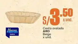 Makro Aro cesta ovalada oferta