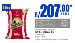 Makro Gran Chalán arroz extra añejo gourmet oferta