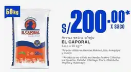 Makro El Caporal arroz extra añejo oferta