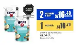 Makro Gloria leche condensada oferta