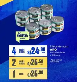 Makro Aro filete de atún oferta