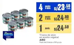 Makro Aro trozos de atún en aceite vegetal oferta