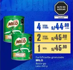 Makro Milo fortificante granulado oferta