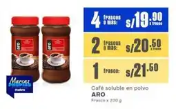 Makro Aro café soluble en polvo oferta