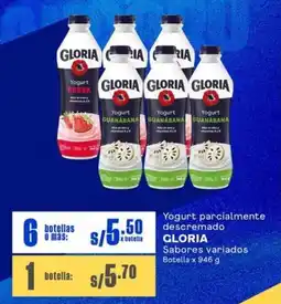 Makro Gloria yogurt parcialmente descremado oferta