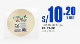 Makro El Taco tortilla de trigo oferta
