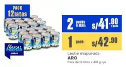 Makro Aro leche evaporada oferta