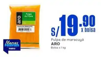 Makro Aro pulpa de maracuyá oferta