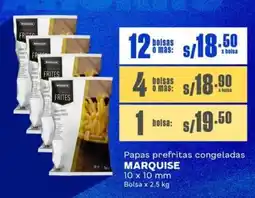 Makro Marquise papas prefritas congeladas 10x10 mm oferta