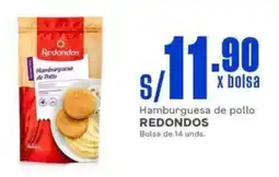 Makro Redondos hamburguesa de pollo oferta