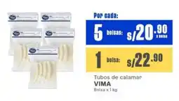 Makro Vima tubos de calamar oferta