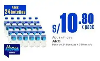 Makro Aro agua sin gas oferta