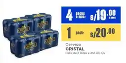 Makro Cristal cerveza oferta