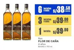 Makro Flor de Caña ron 4 años oferta