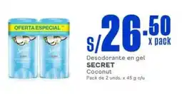 Makro Secret Coconut desodorante en gel oferta