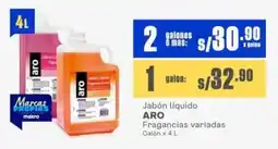 Makro Aro jabón líquido oferta