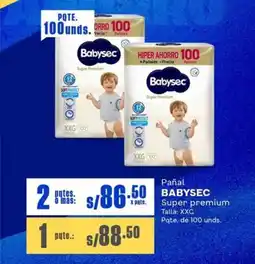 Makro Babysec Super Premium pañal oferta