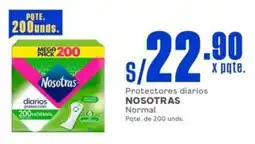 Makro Nosotras protectores diarios oferta