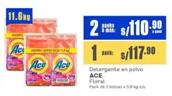 Makro Ace floral detergente en polvo oferta