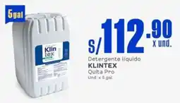 Makro Klintex quita pro detergente liquido oferta