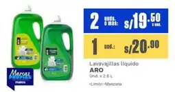 Makro Aro lavavajillas liquido oferta