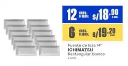 Makro Ichimatsu fuente de loza 14" oferta