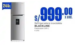 Makro Blackline refrigeradora inoxidable oferta