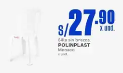 Makro Polinplast silla sin brazos monaco oferta