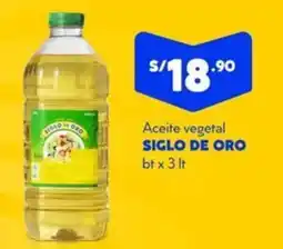 Mass Siglo de Oro aceite vegetal oferta