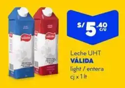 Mass Válida leche UHT oferta