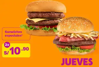 Tambo Sanwiches especiales oferta