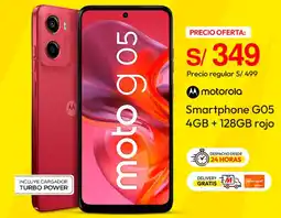 Metro Motorola smartphone g05 oferta