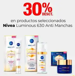 Metro Nivea en productos seleccionados luminous 630 anti manchas oferta