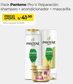Metro Pantene pro-v pack shampoo + acondicionador + mascarilla oferta