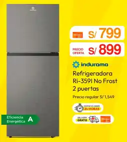 Metro Indurama refrigeradora ri-3591 no frost oferta