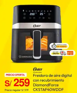 Metro Oster freidora de aire digital con recubrimiento diamondforce oferta