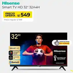 Metro Hisense smart tv hd 32" oferta