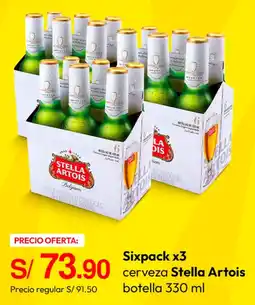Metro Stella artois cerveza botella oferta