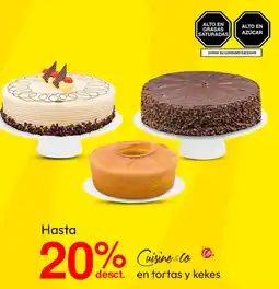 Metro En tortas y kekes oferta