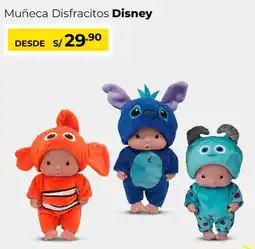Metro Disney muñeca disfracitos oferta