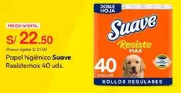 Metro Suave papel higiénico resistemax oferta