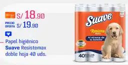 Metro Suave papel higiénico resistemax doble hoja oferta