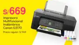 Metro Canon g3170 impresora multifuncional inalámbrica oferta