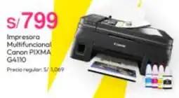 Metro Canon pixma g4110 impresora multifuncional oferta