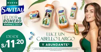 Savital elixir de romero biotina & sábila